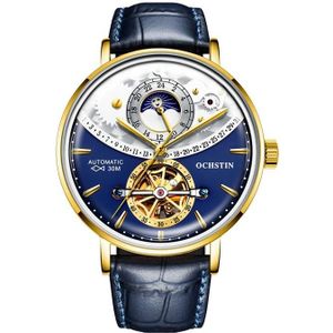 OCHSTIN 6135B Masterpiece Tourbillon mechanisch herenhorloge (goud-blauw)