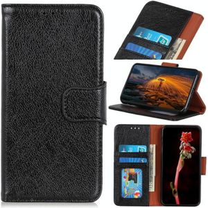 Voor Nokia 6.3 Nappa Textuur Horizontale Flip Lederen Case met Houder & Card Slots > Portemonnee (Zwart)