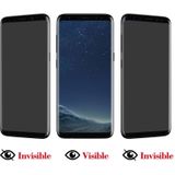 ENKAY Hat-Prins voor Galaxy S8 0 26 mm 9H oppervlaktehardheid 3D Privacy volledige Antireflectiescherm getemperd glas scherm Protector(Grey)