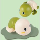 3 PCS Kinderen Zomer Badkamer Spetterende Cartoon Turtle Speelgoed (Groen)