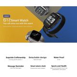 DTNO. 1 G12 1 3 inch OLED kleurenscherm Slimme armband IP67 waterdicht  staal horlogebandje  ondersteuning Bel herinnering/Heart rate monitoring/Sedentary herinnering/multi-sport modus (zwart)