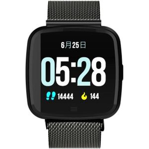 DTNO. 1 G12 1 3 inch OLED kleurenscherm Slimme armband IP67 waterdicht  staal horlogebandje  ondersteuning Bel herinnering/Heart rate monitoring/Sedentary herinnering/multi-sport modus (zwart)