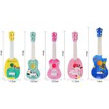 Pink Rabbit kleine simulatie muziek instrument mini vier snaren speelbaar ukulele vroege kindertijd onderwijs muziek speelgoed