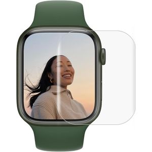 UV-vloeibare gebogen volledige lijm Volledige screen gehard glasfilm voor Apple Watch Series 7 45 mm