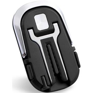 3 stuks creatieve auto telefoon houder auto multifunctionele air outlet navigatie ring beugel (zwart)