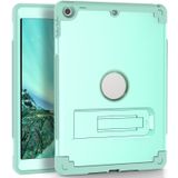 PC+Silicone Holder Tablet Case voor iPad 9.7 2018/2017 (Mint Green)