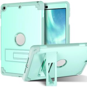 PC+Silicone Holder Tablet Case voor iPad 9.7 2018/2017 (Mint Green)