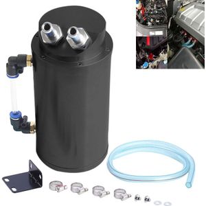 Automotive ronde olie filter pot Power gemodificeerde motorolie ademende pot (zwart)