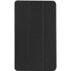 Custer structuur structuur horizontaal Flip lederen hoesje met 3-vouw houder voor Huawei MediaPad M2(zwart)