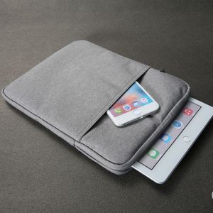 Voor iPad mini 4 / 3 / 2 / 1 7.9 inch en onder Tablet PC innerlijke pakket Case Pouch tas Sleeve(Light Grey)