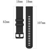 Voor Garmin Siliconen Smart Watch Vervanging strap Polsbandje  Maat:18mm Universal(Roze)