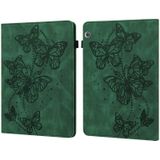 Voor Huawei MediaPad T5 10 Inch Relif Butterfly Patroon Horizontale Flip Lederen Tablet Case