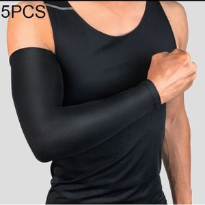 5 PCS ademende Quick Dry UV Protection Running Arm Sleeves Basketbal Elbow Pad Fitness Armguards Sports Cycling Arm Warmers