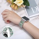 Emerald roestvrijstalen horlogeband voor Apple Watch Series 6  SE & 5 & 4 40 mm / 3  2 en 1 38 mm (zilver)