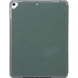 Mutural King Kong Series Deformation Holder Leather Tablet Case For iPad 9.7 2018 / 2017(Green)