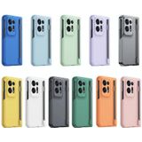 Voor OPPO Find N2 Gentegreerde Skin Feel PC-telefoonhoes met pen / pennendoos