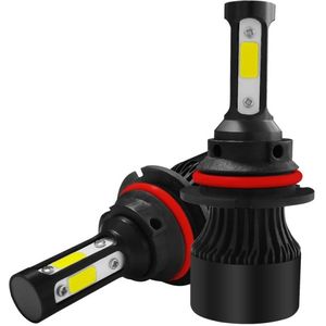 2 stks S2 9007/HB5 DC9-36V/25W/6000K/2500LM IP68 auto LED koplamp lampen (koel wit)