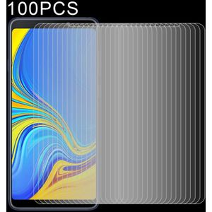 100 stuks 0 26 mm 9H 2.5D explosieveilige getemperd glas Film voor Galaxy A9 (2018) / A9s