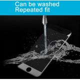 Voor de iPhone 7 0 26 mm 9H oppervlakte hardheid 4D Curverd Arc explosieveilige HD zeefdruk Tempered glas volledige scherm Film (wit)