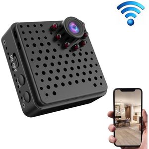 W18 1080P HD WiFi Smart Mini beveiligingscamera  ondersteuning 155 graden Groothoek & Bewegingsdetectie & Infrarood Nachtzicht & TF-kaart