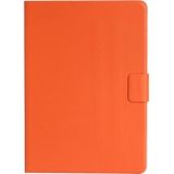 Voor Samsung Galaxy Tab A8 10.5 2021 Pure Color Lederen Tablet Case (Oranje)