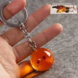 Anime Dragon Ball 7 sterren ballen 2.7 cm PVC cijfers speelgoed sleutelhanger (2 sterren)