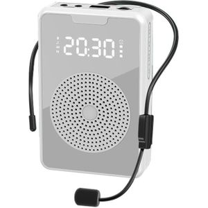 ZXL-H3 draagbare lesmicrofoonversterker met time display spec: bekabeld versie