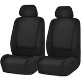Universele autostoel cover polyester stof autostoel covers autostoel cover voertuig Seat Protector interieur accessoires 4-delige set zwart
