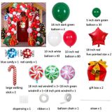 Kerstdecoratie boog ballon set  stijl: set 4