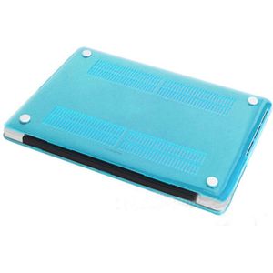 MacBook Pro Retina 15.4 inch Kristal structuur hard Kunststof Hoesje / Case (baby blauw)