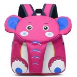 Olifant school rugzak voor kinderen schattig 3D dier Kids school tassen jongens meisjes schooltas (roze)
