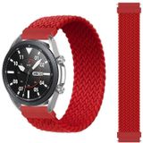 Voor Samsung Galaxy Horloge 46 mm verstelbare nylon gevlochten elasticiteitsvervanging riem horlogeband  maat: 125 mm
