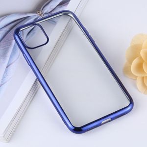 Transparante TPU anti-drop en waterdichte mobiele telefoon beschermende case voor iPhone 11 Pro (blauw)