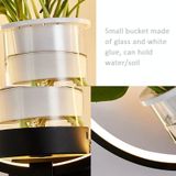 18W warme licht plant LED-wandlamp modern minimalistisch interieur balkon wandlamp zonder planten (3028 zwarte doos)