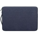 ND01D Vilthoe beschermende koffer draagtas voor 15 6 inch laptop (Navy Blue)