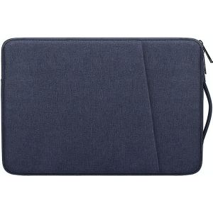 ND01D Vilthoe beschermende koffer draagtas voor 15 6 inch laptop (Navy Blue)