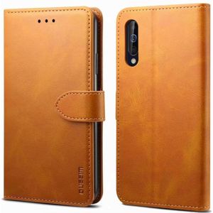 Voor Galaxy A30s/A50/A50S/A70 GUSSIM Business stijl horizontale Flip lederen draagtas met houder & kaartsleuven & portemonnee (kaki)