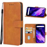 Leren telefooncase voor Umidigi S5 Pro (Brown)