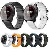 Voor Garmin Fenix 7 Ocean Style Quick Release siliconen horlogeband