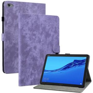 Voor Huawei MediaPad M5 Lite 10/C5 10.1 Tijgerpatroon PU-tablethoes