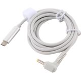 USB-C/type-C naar 4 0 x 1.7 mm laptop voeding oplaadkabel  kabel lengte: ongeveer 1.5 m