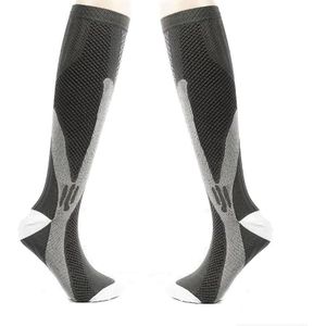3 paar magische compressie elastische sokken mannen en vrouwen rijden sokken voetbalsokken  maat: S / m