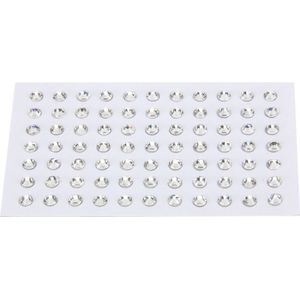 77 stuks / Set Crystal decoratieve Stickers auto Sticker Strass 4 mm in Strass kristallen DIY decoratie Decal Stickers Rhinestone Flatback Sticker Art Decoratie accessoires