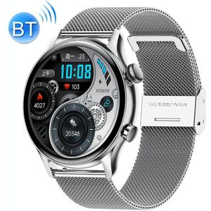 Ochstin 5HK8 Pro 1 36 inch rond scherm Bloedzuurstof Bloeddrukbewaking Bluetooth Smart Watch  band: staal