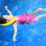 Draagbare Spa Collar Volwassen Kinderen Beginners Zwemmen Water Park Niet-opblaasbare Bib Reddingsboei  Random Color Delivery