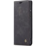 Voor Galaxy A71 CaseMe Multifunctionele Horizontale Flip Lederen Case  met kaartslot & portemonnee(zwart)