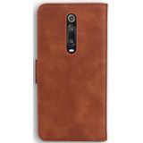 Voor Xiaomi Redmi K20 / K20 PRO & MI 9T / MI 9T Pro Skin Feel Pure Color Flip Leather Phone Case (Brown)