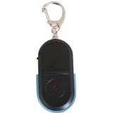 5 STKS draagbare anti-lost alarm Key Finder draadloze Whistle geluid LED licht Locator Finder (blauw)