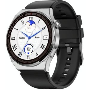 MD3MAX Porsche Ver 1.39 inch Rond scherm TPU-band Smart Watch ondersteunt hartslagmeting / bloedzuurstofmonitoring