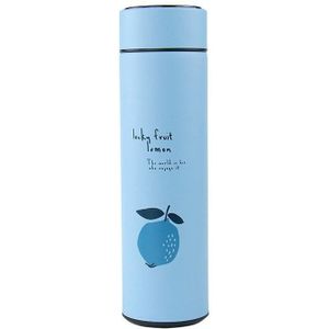 393 Mini Draagbare Smart Thermos Cup (Blue Citroen)